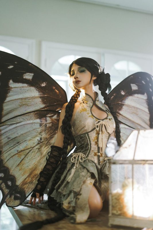 蠢沫沫（momo） No.359 – 枯叶蝶 [91P]-Zos次元社