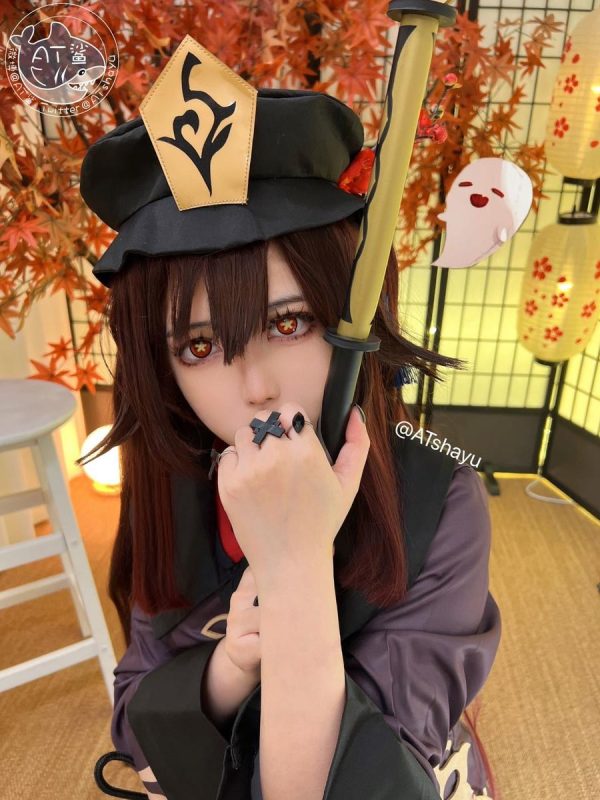 AT鲨 (Kokuhui) No.024 – 原神 胡桃 [75P]-Zos次元社