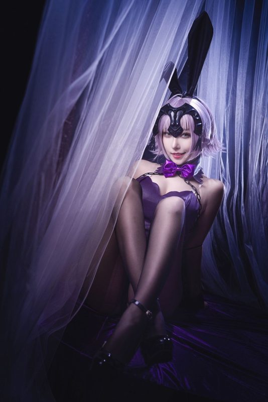 菌烨tako No.003-黑贞德兔女郎Part1 [9P]-Zos次元社