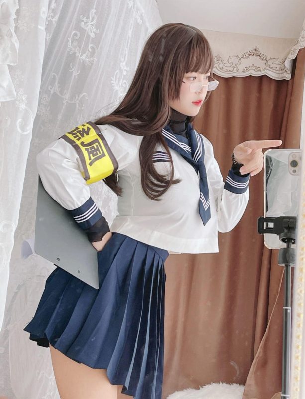 白烨妹纸 No.048-风纪委员 [60P]-Zos次元社