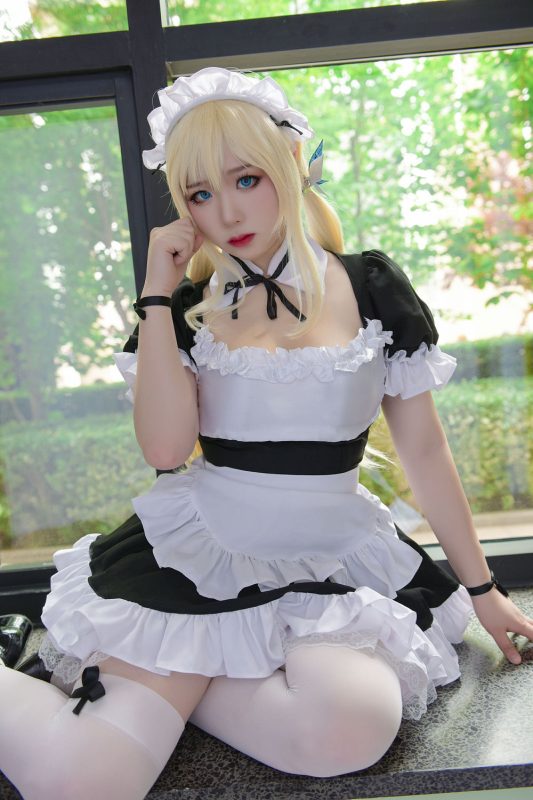 皮皮奶可可爱了啦(超皮皮皮奶) No.032-柏崎星奈女仆 [35P]-Zos次元社