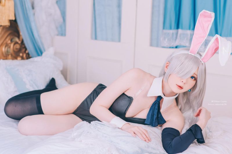 霜月shimo No.046-七大罪 伊丽莎白 兔女郎 [16P]-Zos次元社