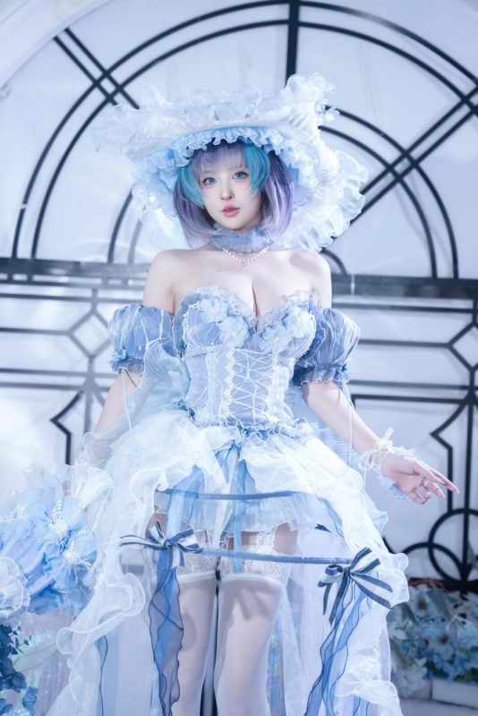 清水由乃 No.085 – 碧蓝航线 柴郡废稿礼服 [42P]-Zos次元社