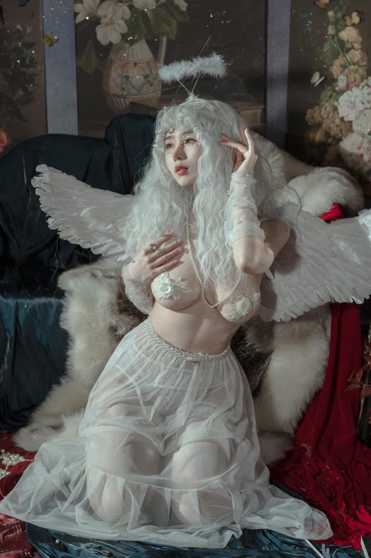 云溪溪 No.028-奶桃 N44天使 [50P]-Zos次元社