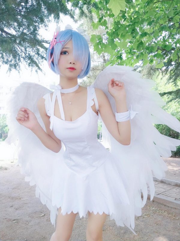 羽天Shine No.053-蕾姆鬼天使 雷姆狂魔羽天又回归啦~ [20P]-Zos次元社