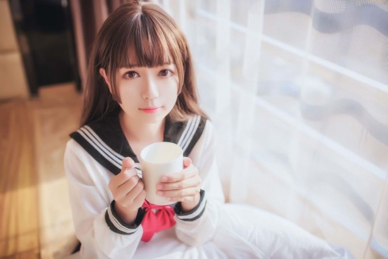 白金Saki No.003-黑丝水手服 [37P]-Zos次元社