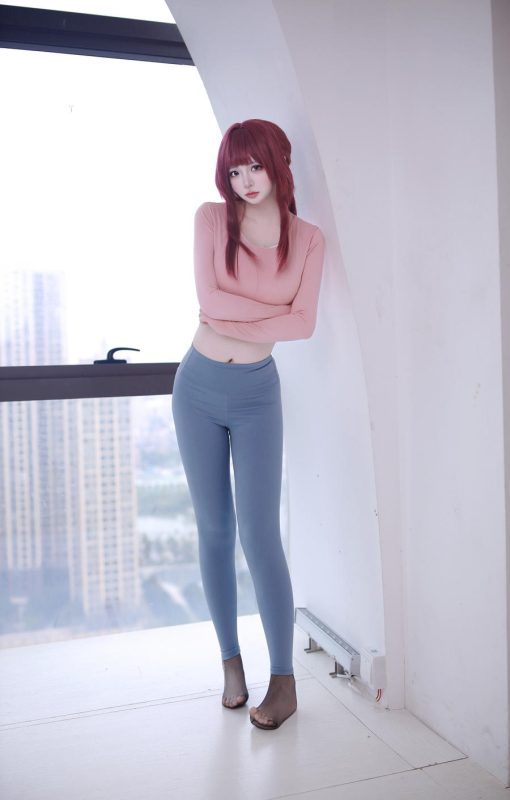 疯猫ss No.118 – [Fantia] 2024年02月订阅 瑜伽服 卡芙卡 [58P]-Zos次元社