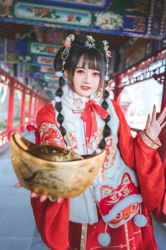 兔子Zzz不吃胡萝卜 No.024-可爱新年 [26P]-Zos次元社