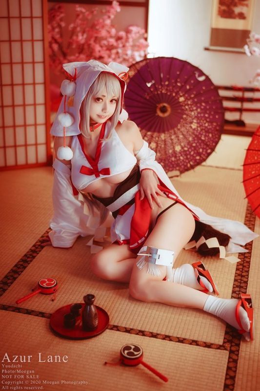 沖田凜花Rinka No.007-Azur Lane–夕立 誓約ver [12P]-Zos次元社