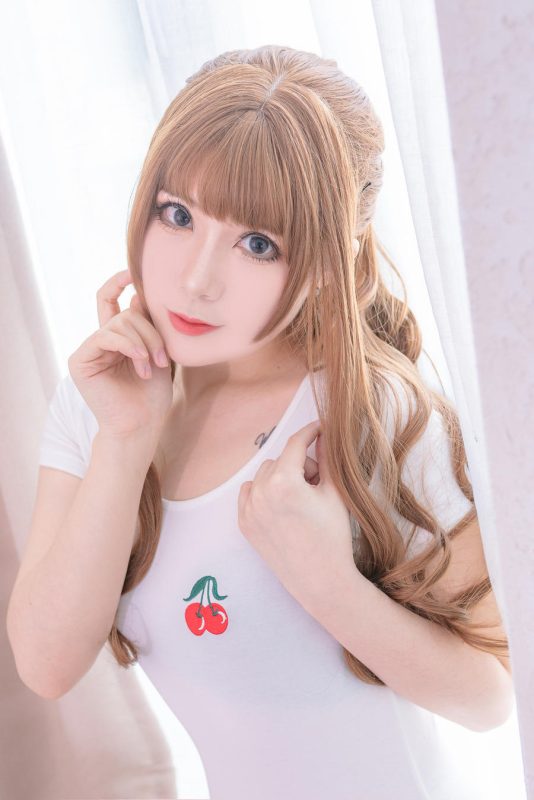 羊大真人 No.002-白色樱桃体操服 [34P]-Zos次元社