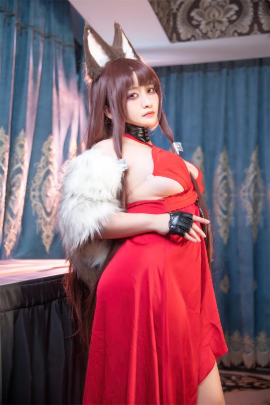 洛璃LoLiSAMA No.080 – 碧蓝航线 赤城礼服 [53P]-Zos次元社