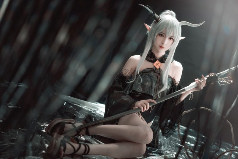 弥音音 No.003-明日方舟 闪灵 [16P]-Zos次元社