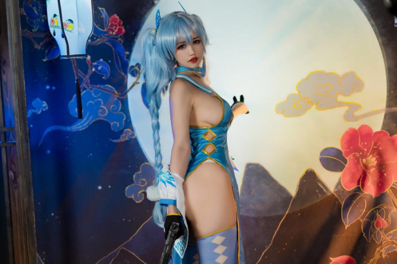 小仓千代w No.063 – 舰长 PA15旗袍 [20P]-Zos次元社