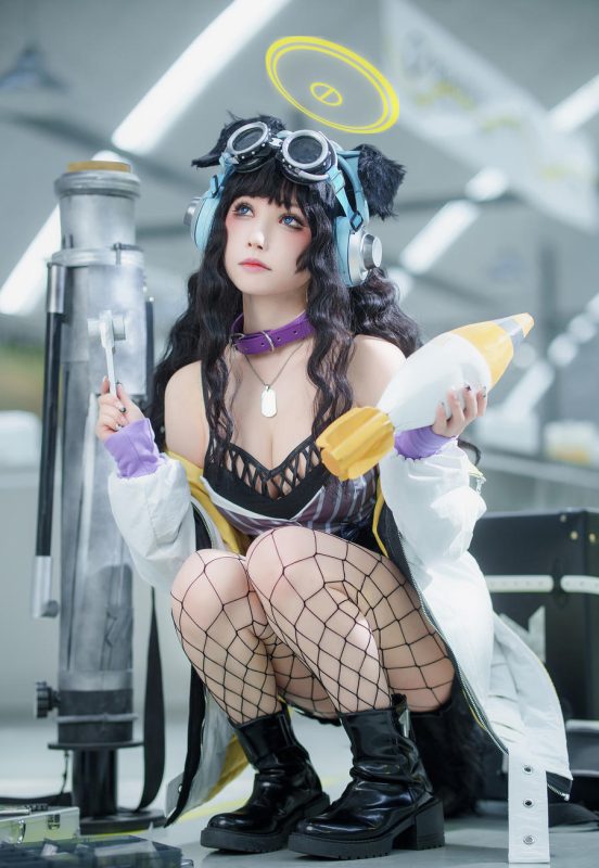 一千只猫薄禾 No.016 – 蔚蓝档案 阿洛娜 [17P]-Zos次元社