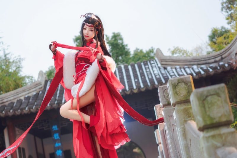 弥音音 No.018-古代红袍 [15P]-Zos次元社