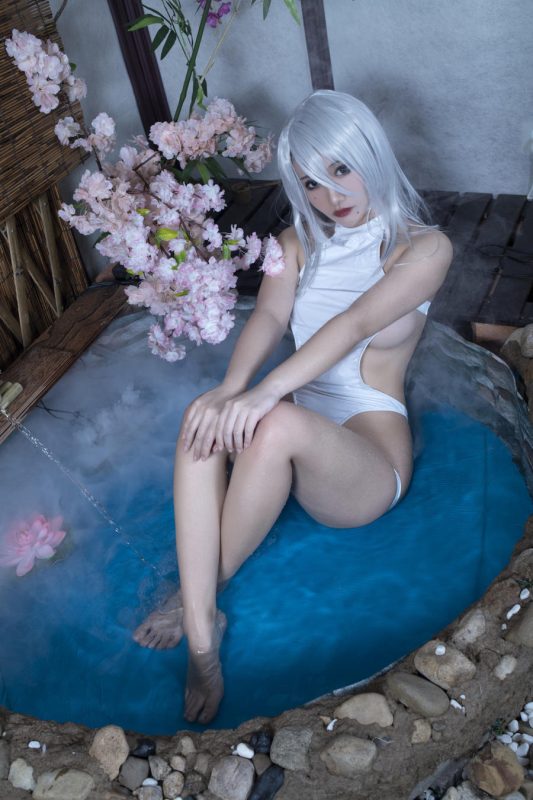 洛璃LoLiSAMA No.096 – 尼尔：机械纪元 A2竞泳 [60P]-Zos次元社