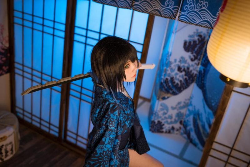 楚楚子w No.036-鬼灭之刃 嘴平伊之助 [9P]-Zos次元社