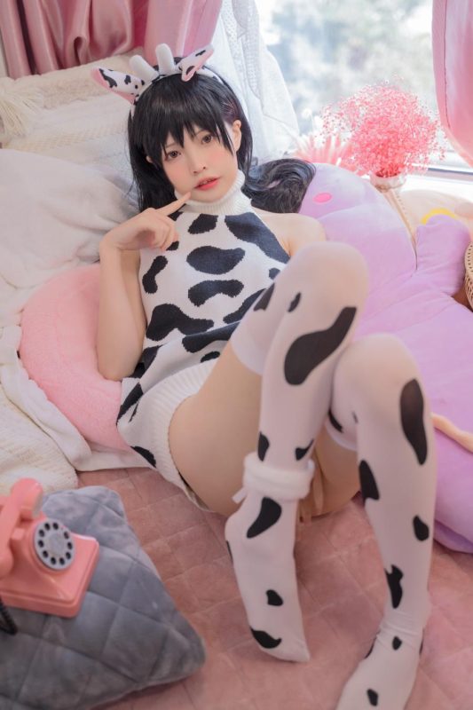 可可老师 No.011 – 奶牛 [50P]-Zos次元社