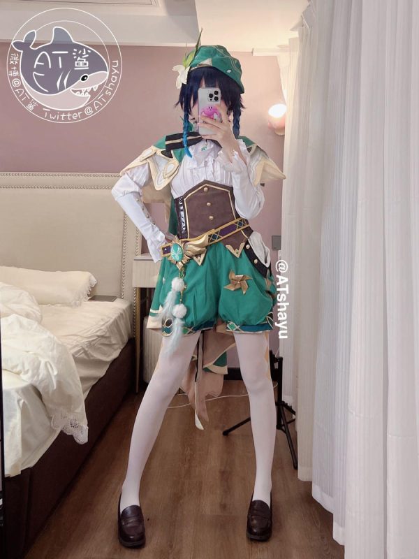 AT鲨 (Kokuhui) No.026 – 原神 温迪 [23P]-Zos次元社