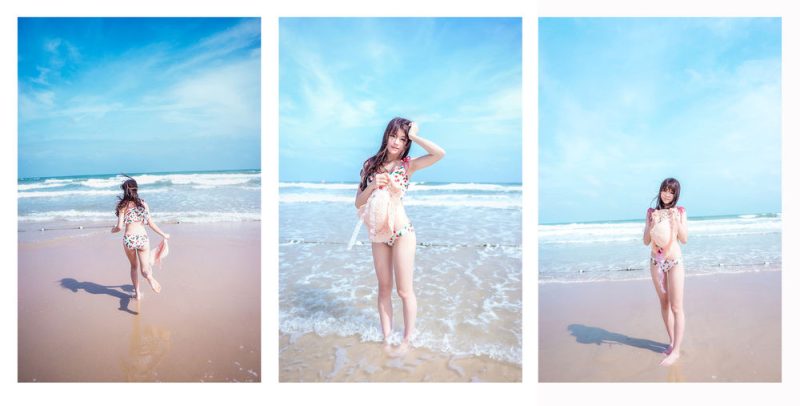 桜桃喵 No.099-樱桃与海 [9P]-Zos次元社