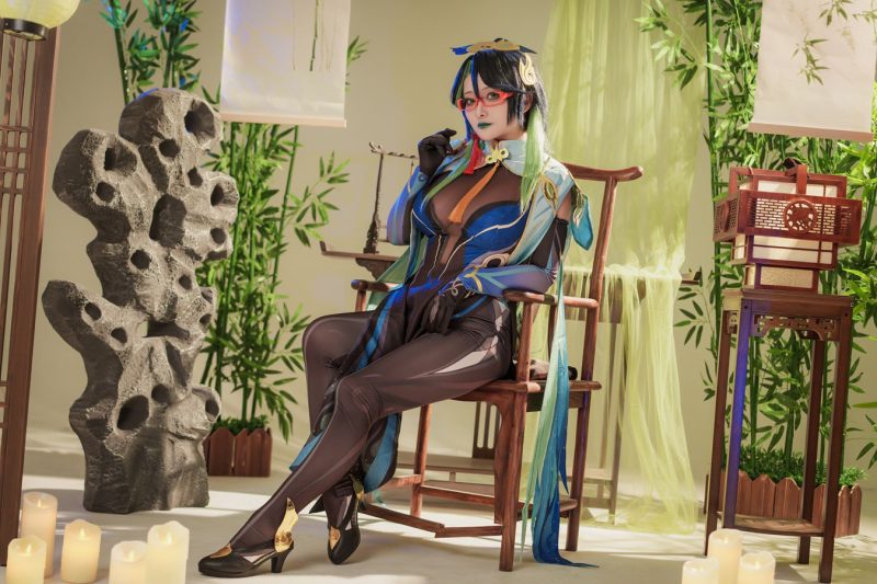 洛璃LoLiSAMA No.067 – 原神 闲云 [56P]-Zos次元社