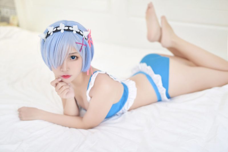 二佐Nisa No.063-蕾姆1号本 – 泳衣1 [3P]-Zos次元社