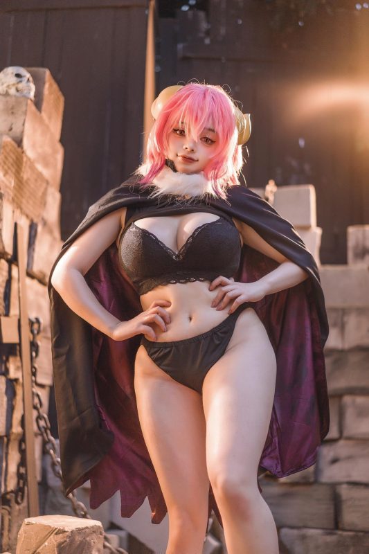 NinJa阿寨寨 No.013 – 小林家的龙女仆 伊露露 [12P]-Zos次元社