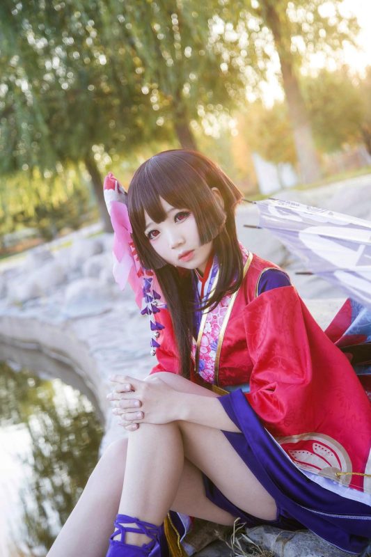 楚楚子w No.061-阴阳师 神乐 [18P]-Zos次元社