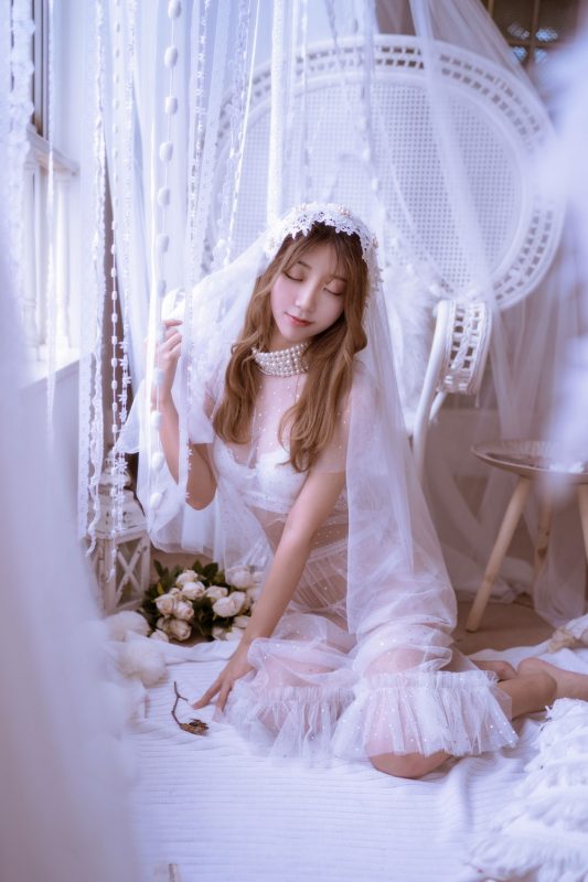 黑川 No.026-白色婚纱 [27P]-Zos次元社