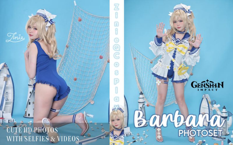 ZinieQ No.077 – Barbara Swimsuit [28P 2V]-Zos次元社