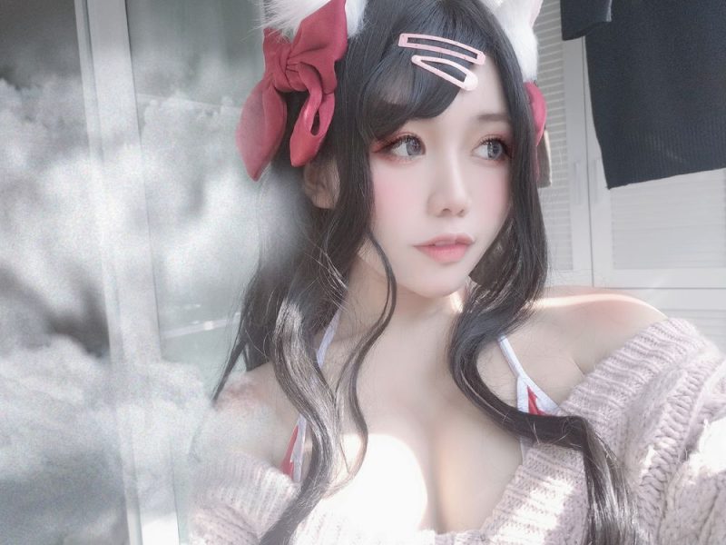 芊川一笑(一笑芳香沁) No.001-窗与宠物猫 电子版 [24P]-Zos次元社