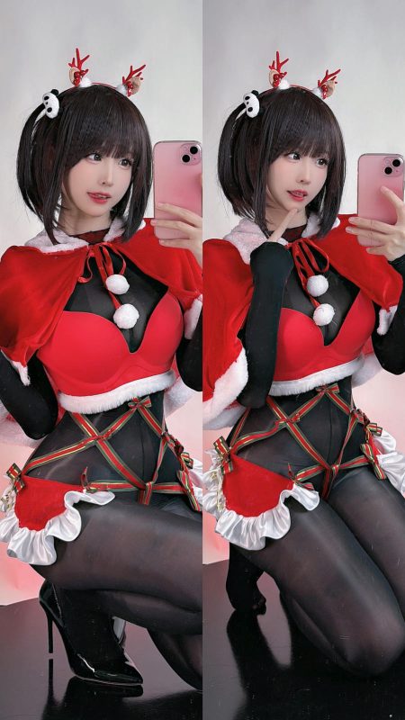 miko酱ww[ No.048 – 黑丝圣诞 [9P]-Zos次元社