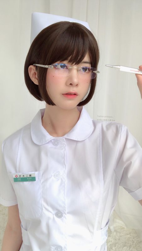 眼酱大魔王w No.004-白护士 [19P]-Zos次元社