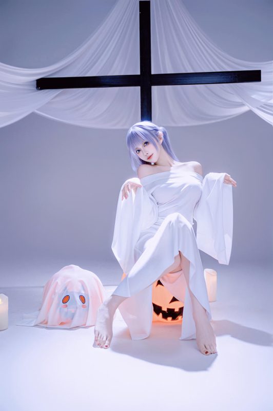 Shika小鹿鹿 No.115 – 幽灵娘 [30P]-Zos次元社