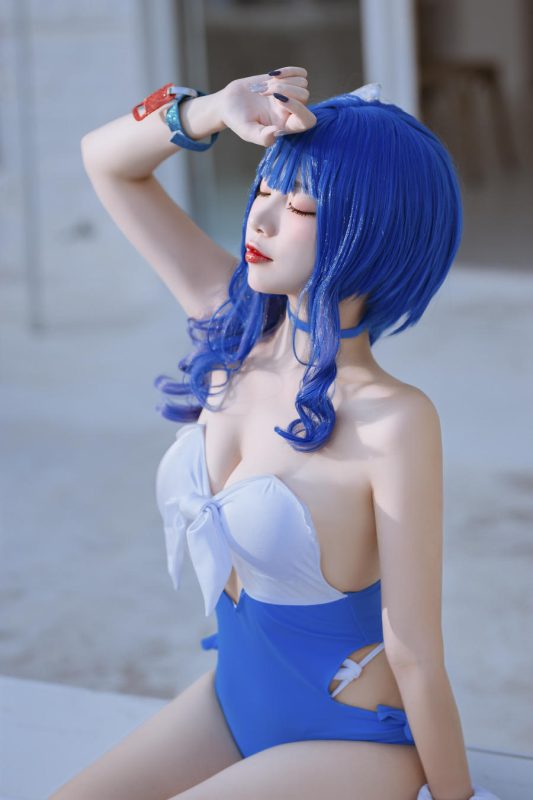 二佐Nisa No.134-碧蓝 圣路易斯泳装 [26P]-Zos次元社