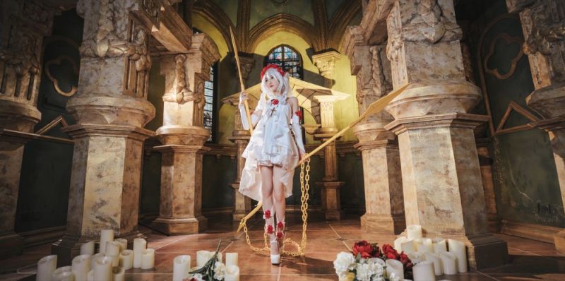 南桃Momoko No.013-德丽莎花裳月纱 [16P]-Zos次元社