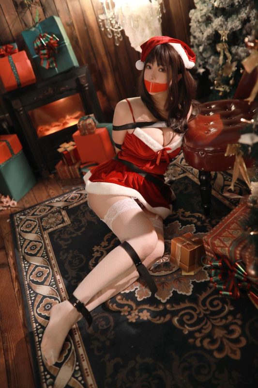 小容仔咕咕咕w No.002-圣诞礼物×捆绑 [49P]-Zos次元社