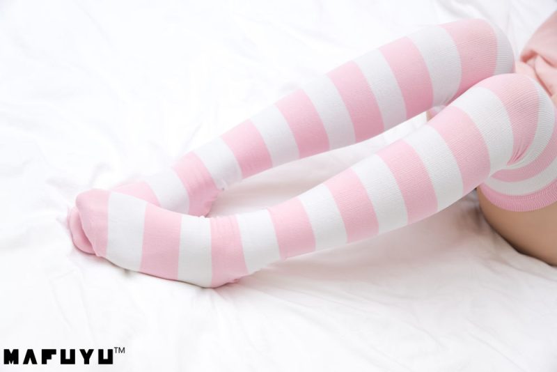 神楽坂真冬 No.003-粉白条纹 [106P 1V]-Zos次元社