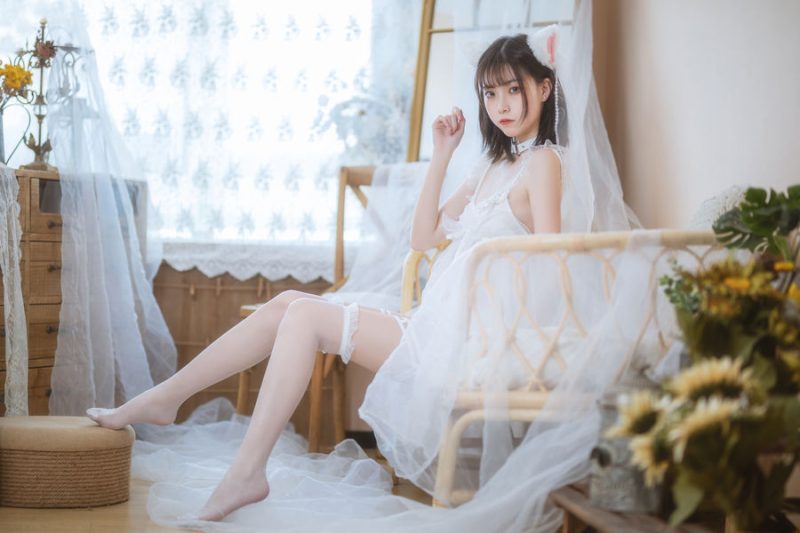 许岚LAN No.003-少女白色裙 [41P]-Zos次元社