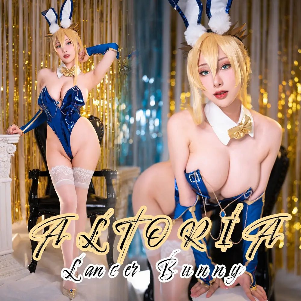 雨波 HaneAme FGO白枪呆 – 蓝金兔女郎 24P