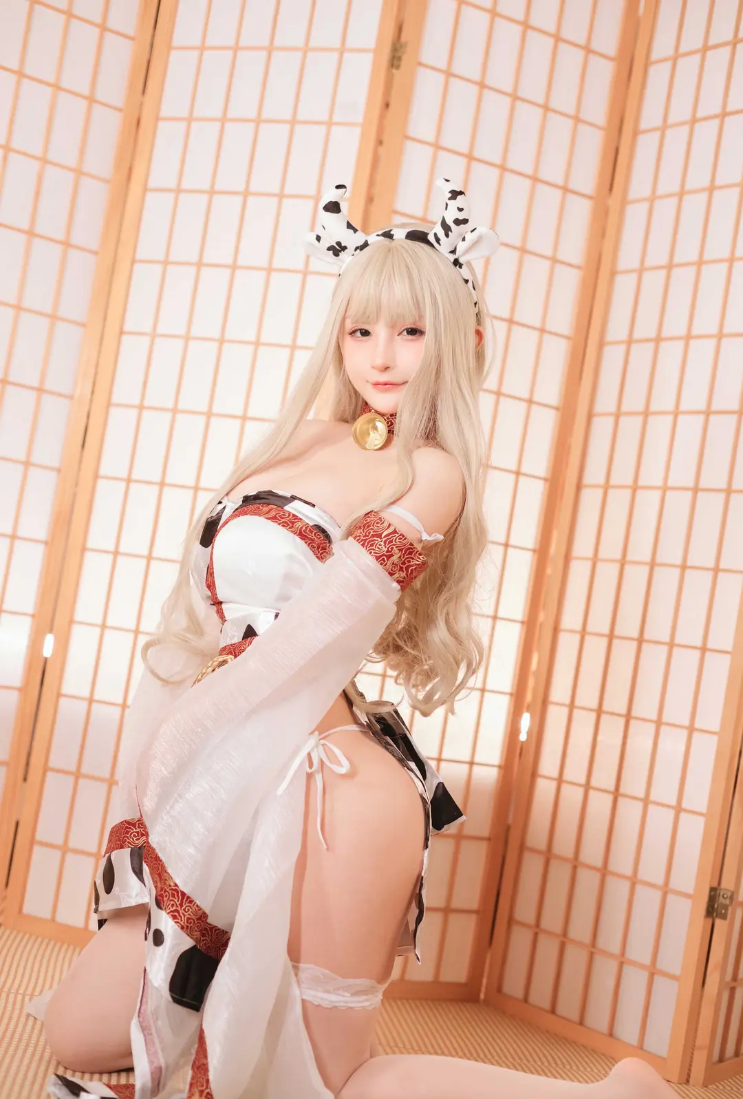 桜井宁宁 – 牛牛子和服 47P
