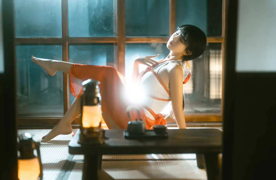 桜井宁宁 – 绳艺巫女 61P