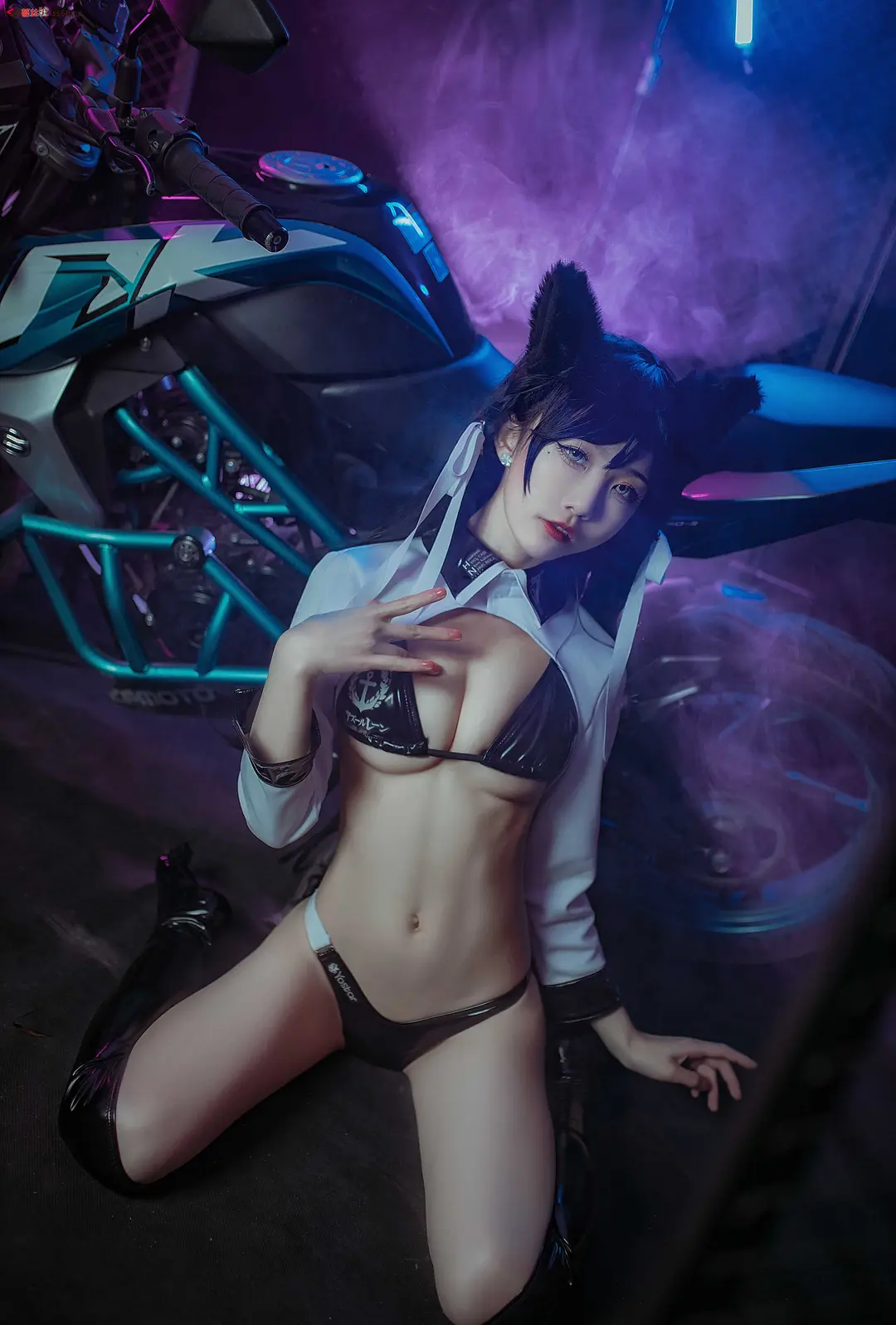 水淼aqua – 爱宕犬 机车 17P