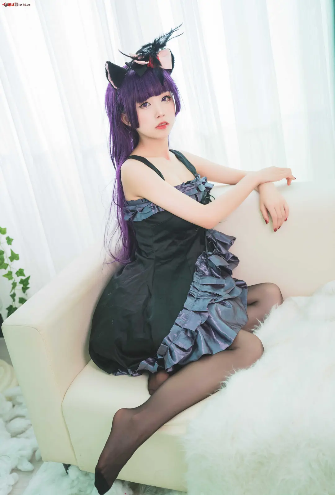 水淼aqua – 黑猫 冷门小礼服 9P