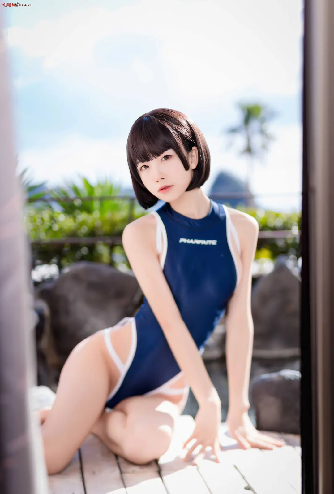 水淼aqua – 竞泳水着 40P