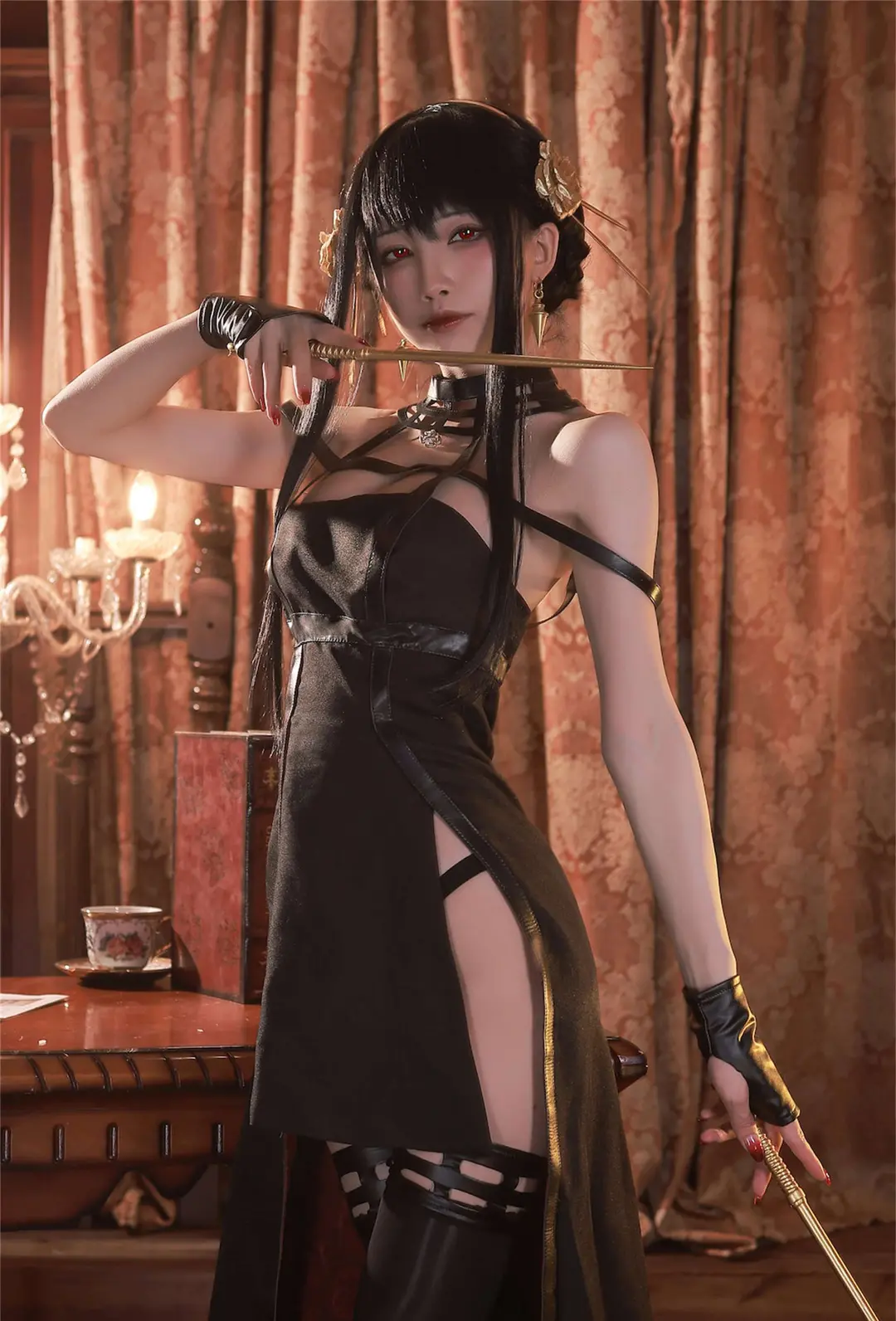 水淼aqua – 约尔黑礼服 64P