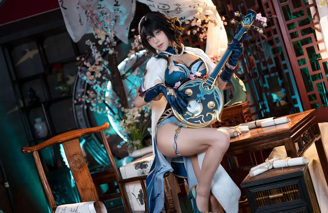 水淼aqua – 24年12月fantia会员订阅 崩坏：星穹铁道 阮梅 72P