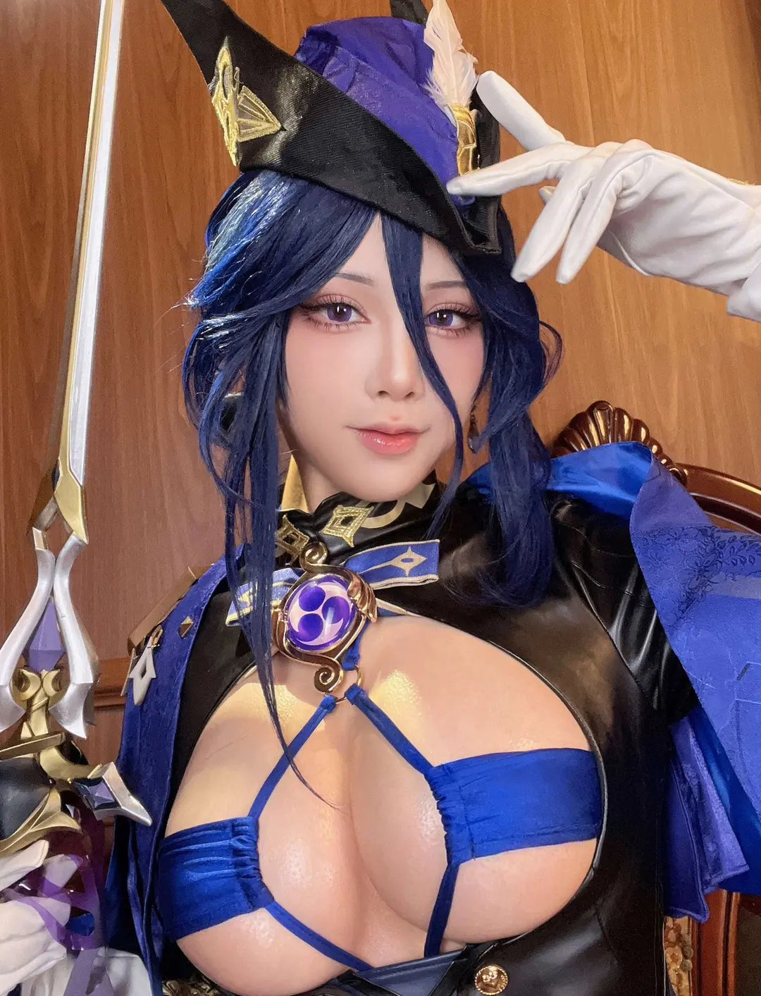 水淼aqua – Nikke胜利女神 梅登：冰蔷薇 自拍 26P
