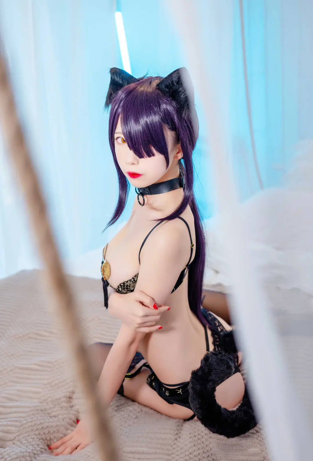 水淼aqua – 黑猫 30P