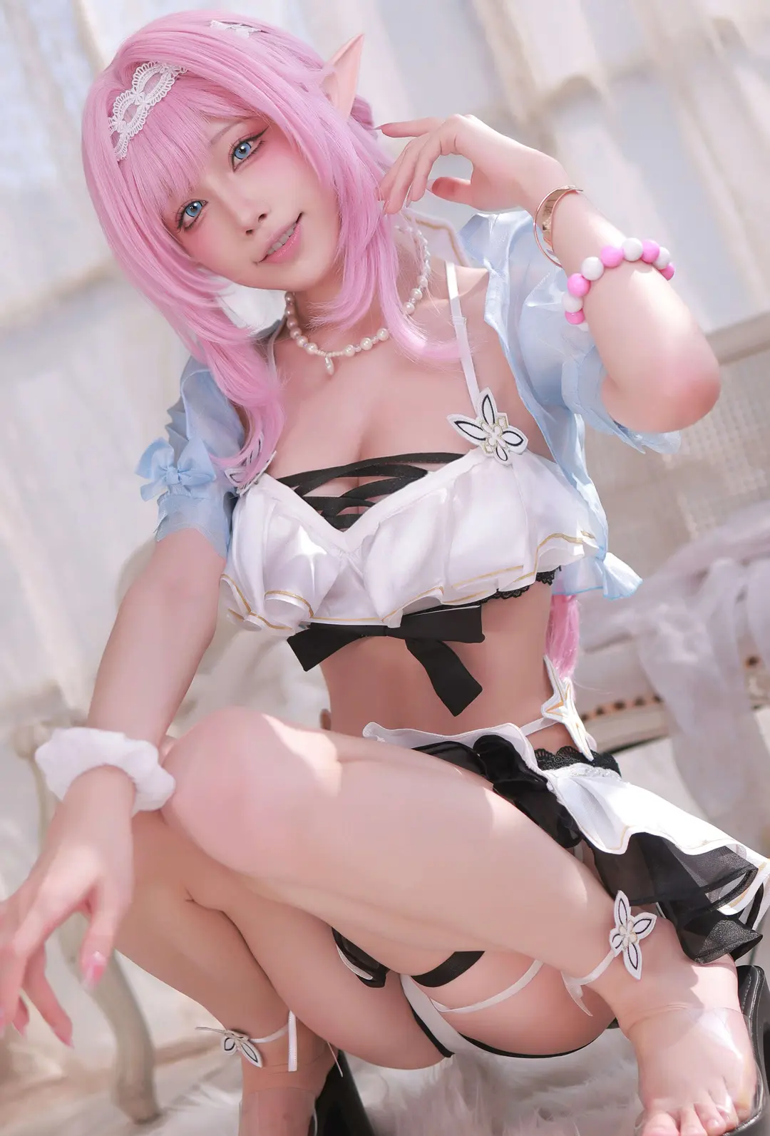 水淼aqua – 25.08 T2 Elysia Swimsuit (Honkai Imapct3) 52P